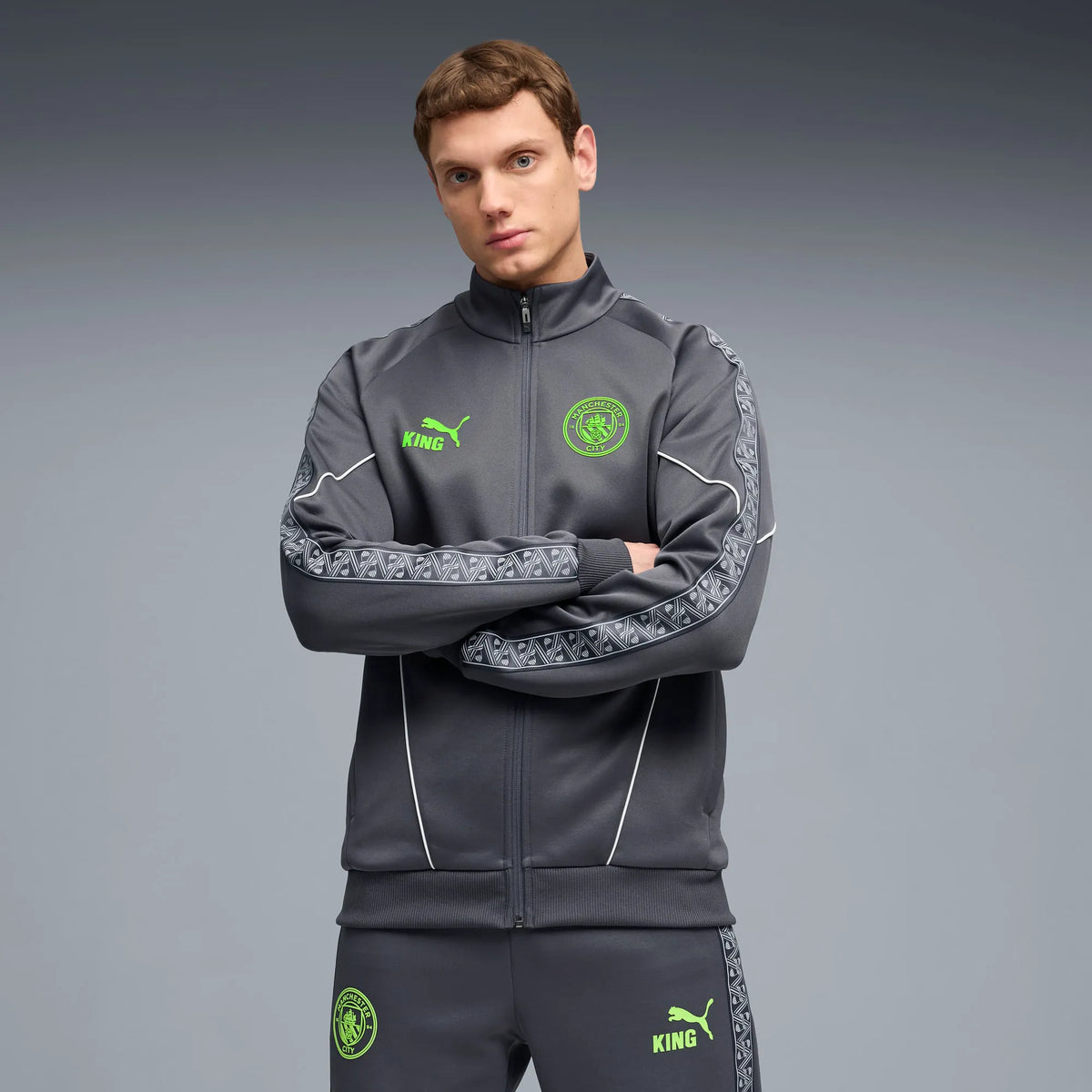 Galactic Gray-Pro Green