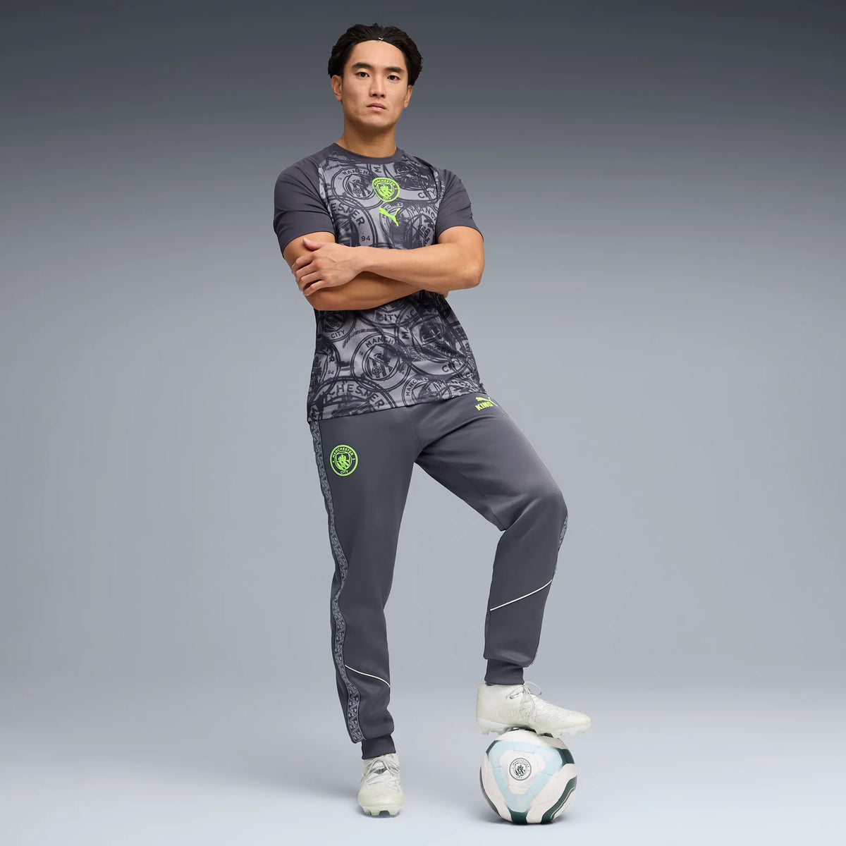 Galactic Gray-Pro Green