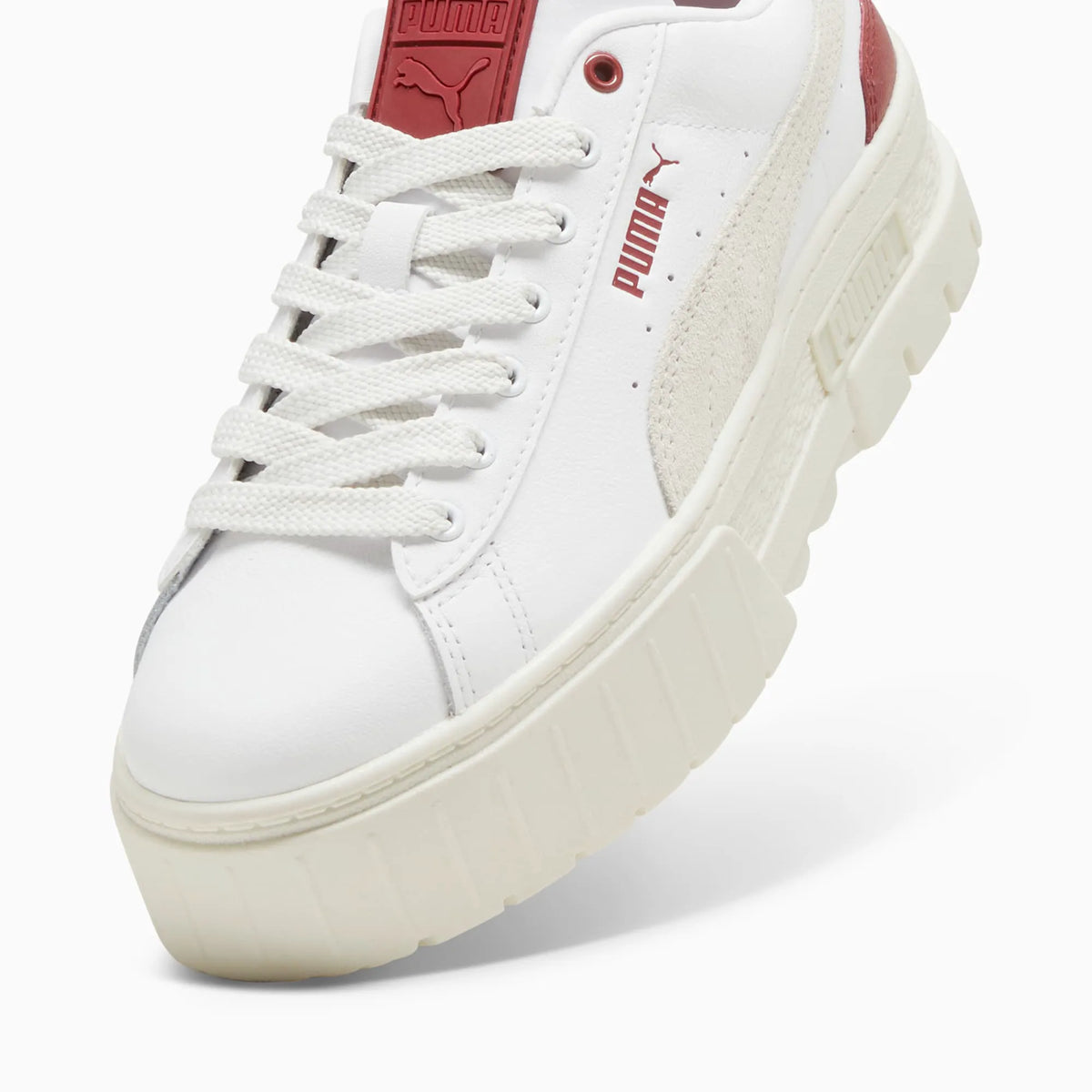 PUMA White-Intense Red