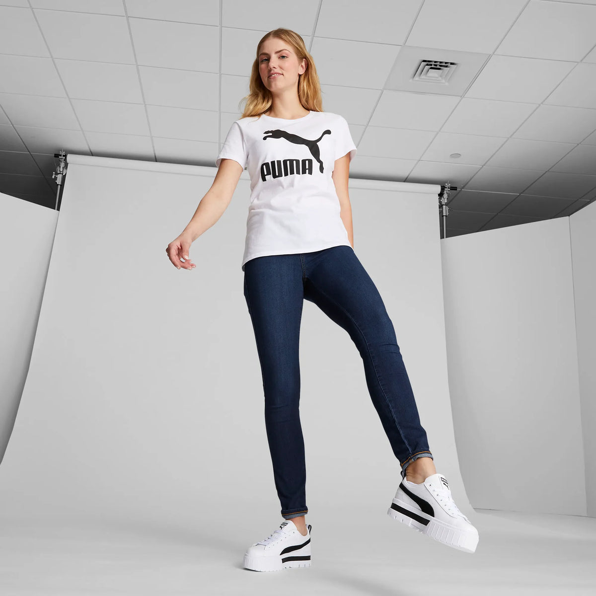 Puma White-Puma Black