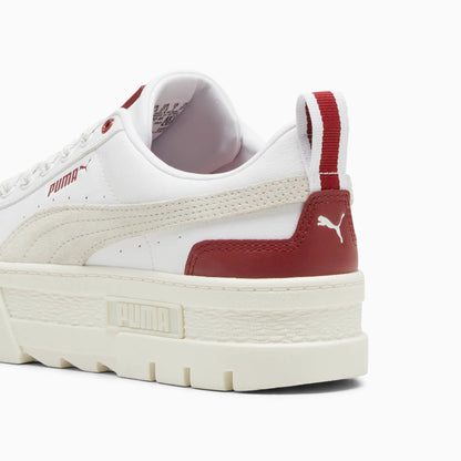 PUMA White-Intense Red