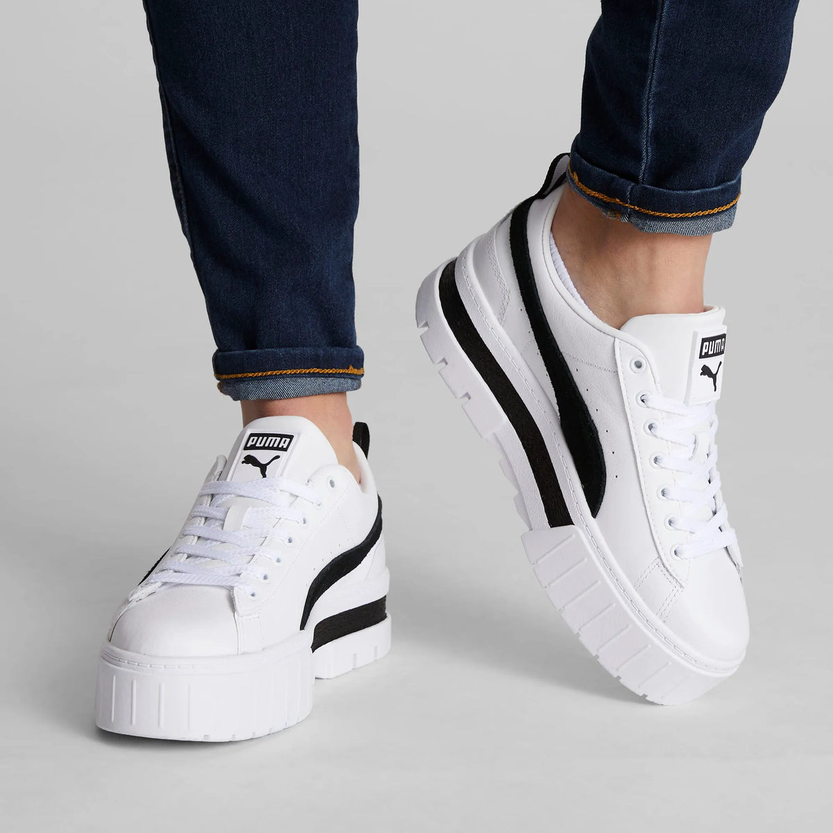 Puma White-Puma Black
