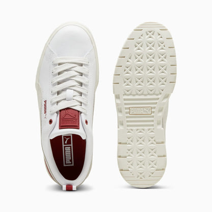 PUMA White-Intense Red