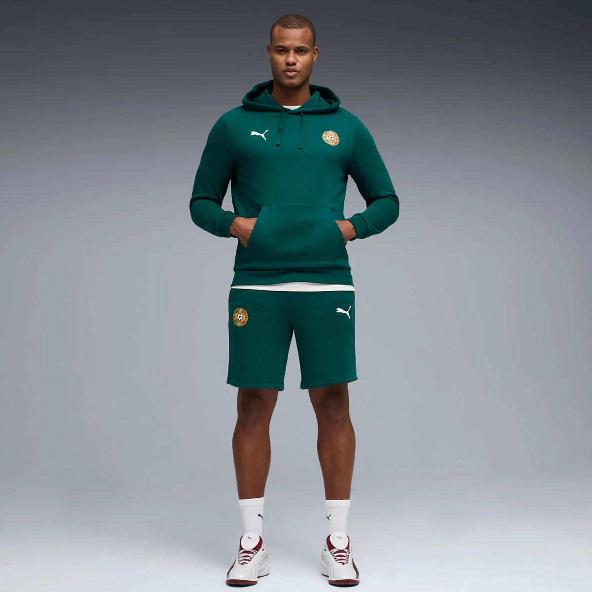 Varsity Green-PUMA White