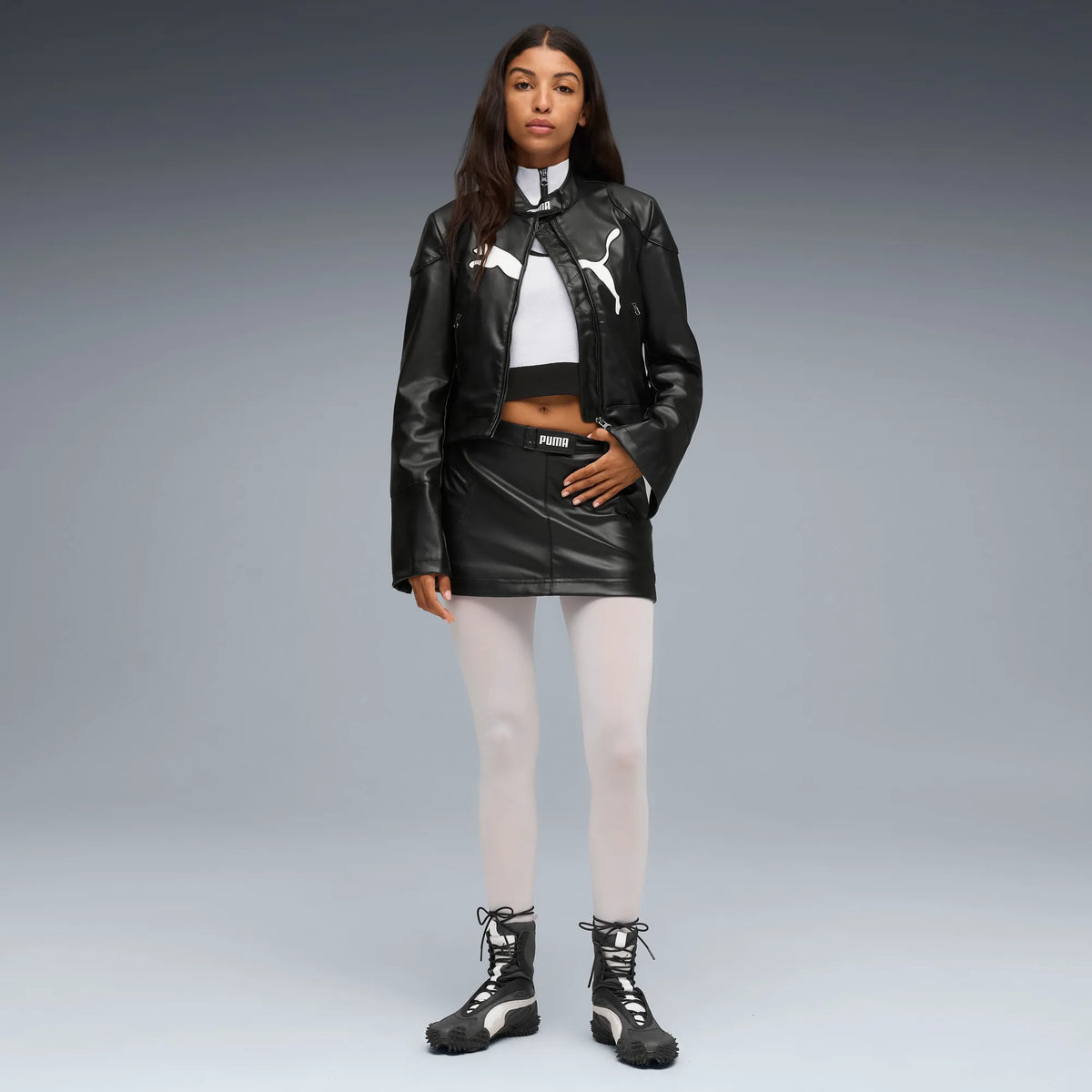 PUMA Black-PUMA White