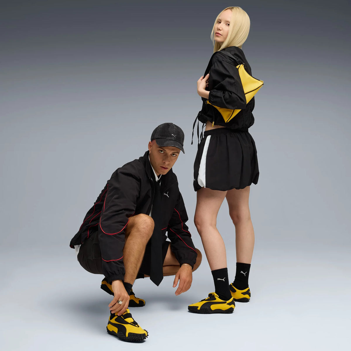 Pelé Yellow-PUMA Black