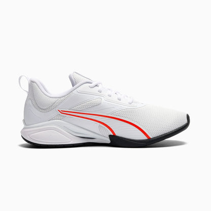 PUMA White-Fierce Red