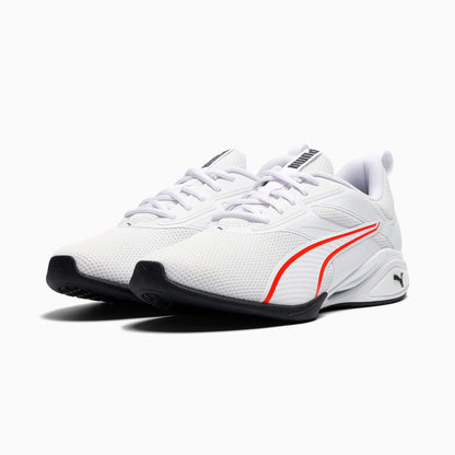 PUMA White-Fierce Red