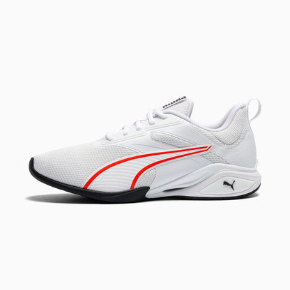 PUMA White-Fierce Red