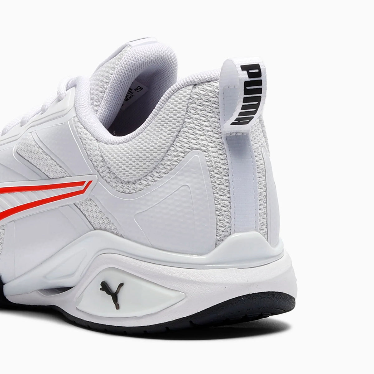 PUMA White-Fierce Red