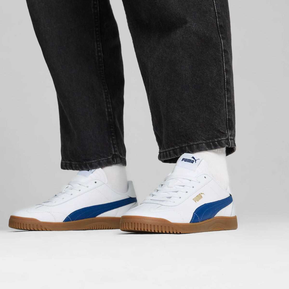 PUMA White-Clyde Royal-PUMA Gold