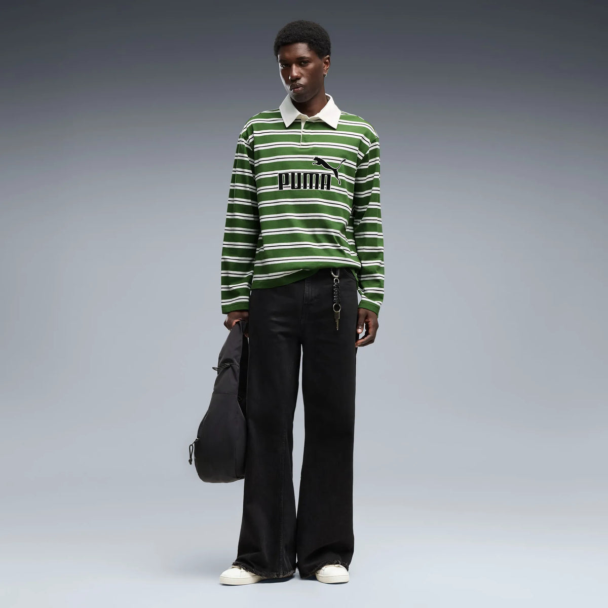 Earthy Green-Striped