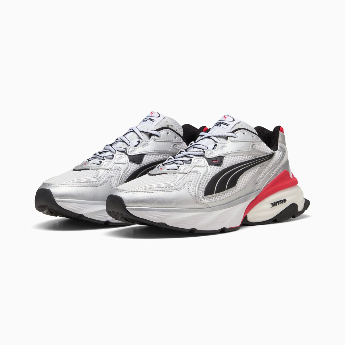 PUMA Silver-PUMA White-For All Time Red