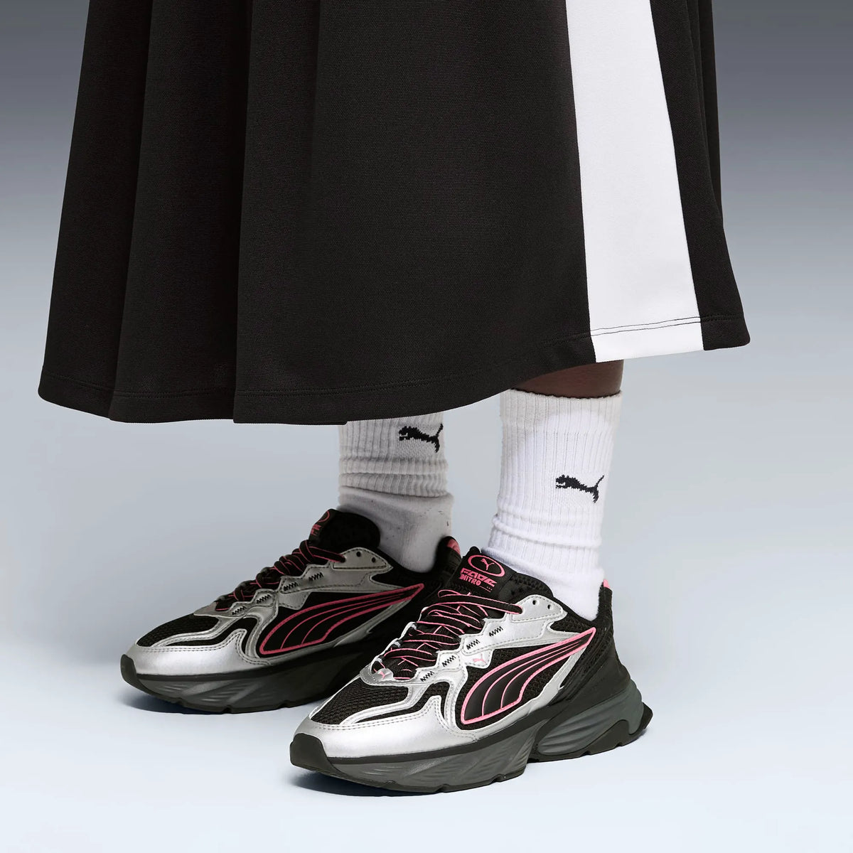 PUMA Silver-PUMA Black-Strawberry Burst