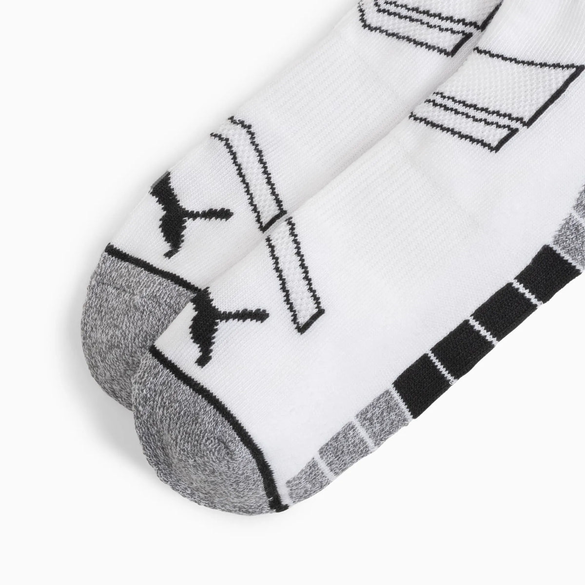 WHITE / BLACK