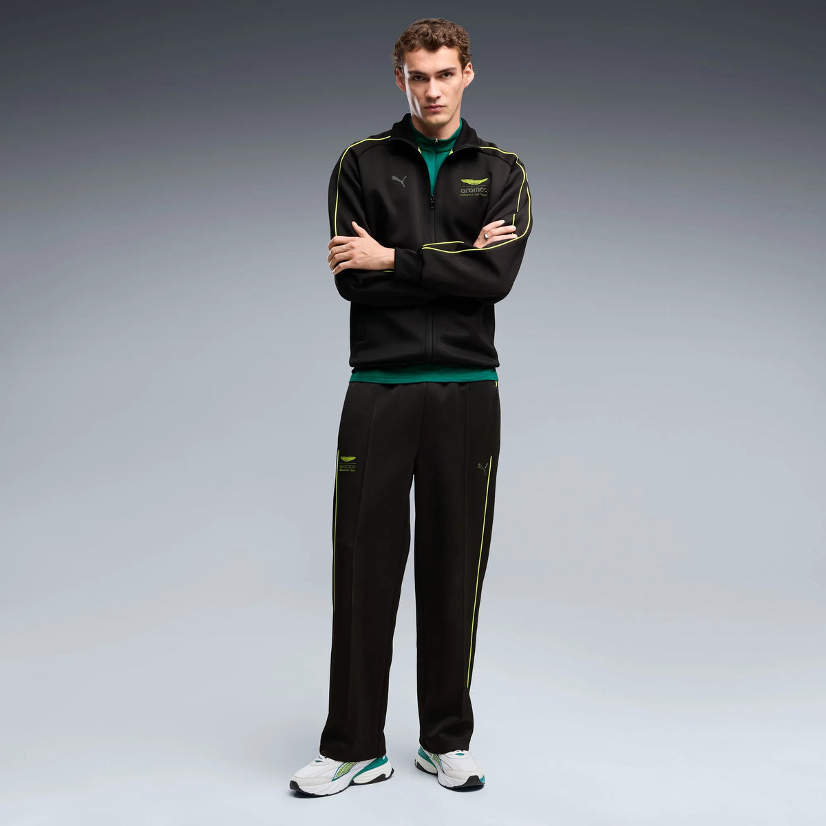 PUMA White-Lime Shimmer