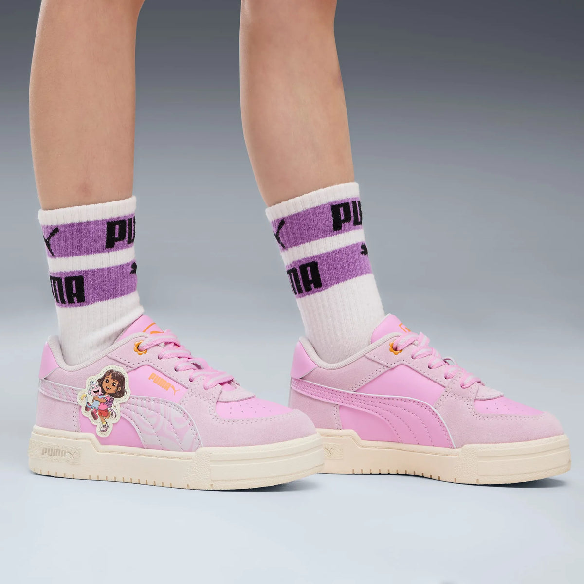 Powder Pink-Chambray Blue