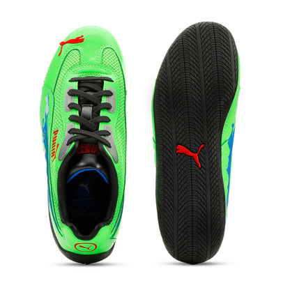 Fluro Green Pes-Racing Blue-PUMA Black