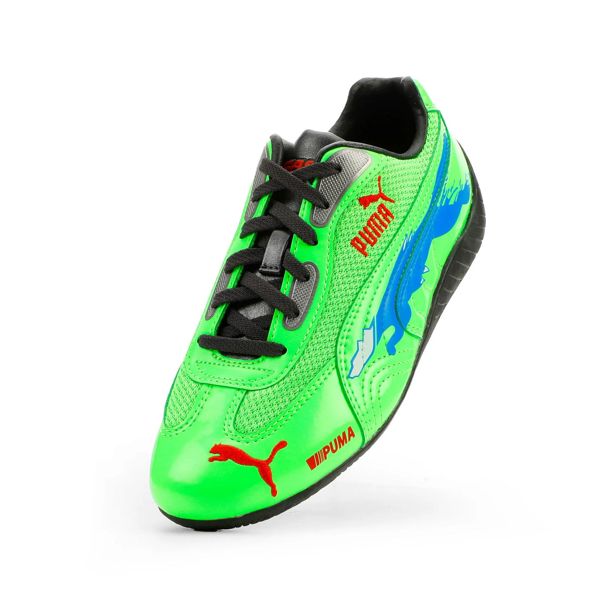 Fluro Green Pes-Racing Blue-PUMA Black