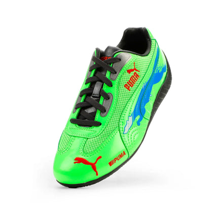 Fluro Green Pes-Racing Blue-PUMA Black