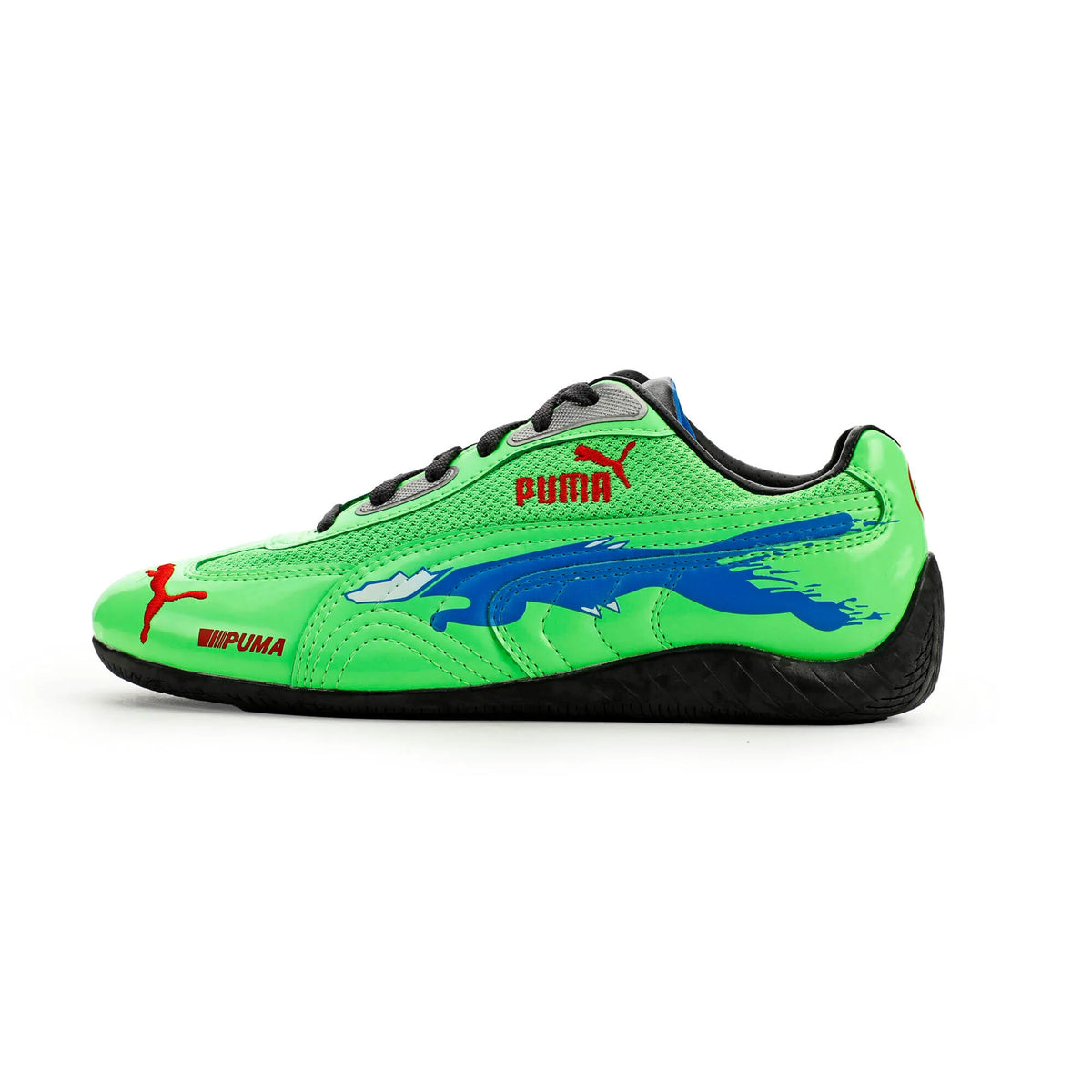 Fluro Green Pes-Racing Blue-PUMA Black