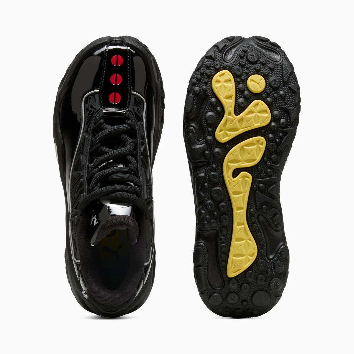 PUMA Black-Bright Mango Yellow