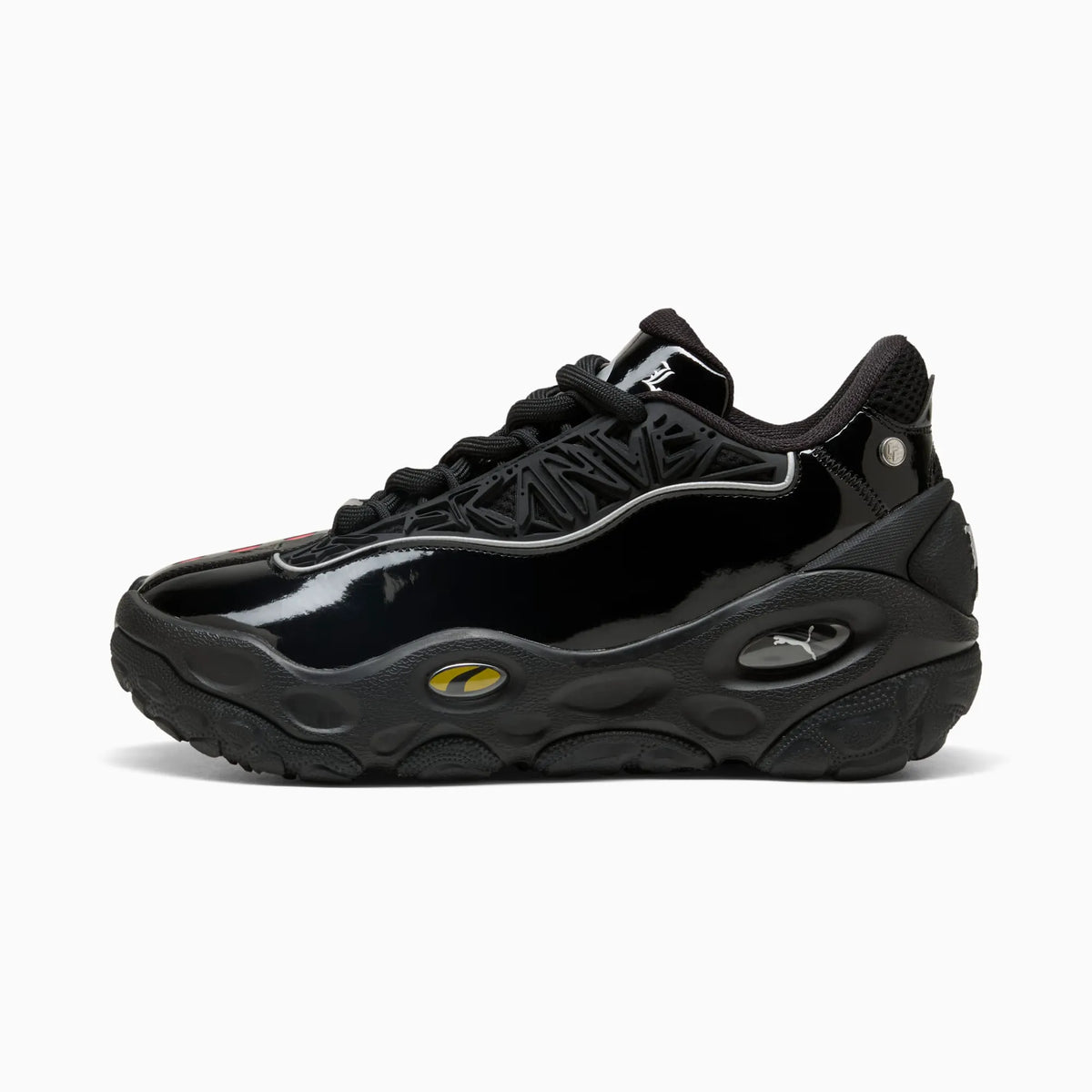 PUMA Black-Bright Mango Yellow