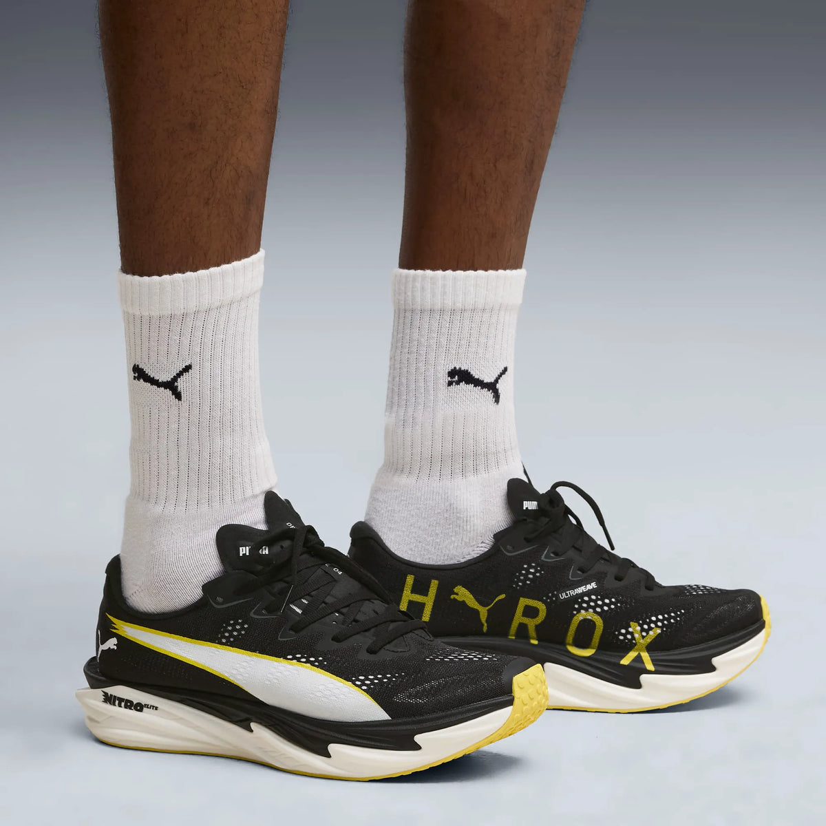 PUMA Black-Vibrant Yellow