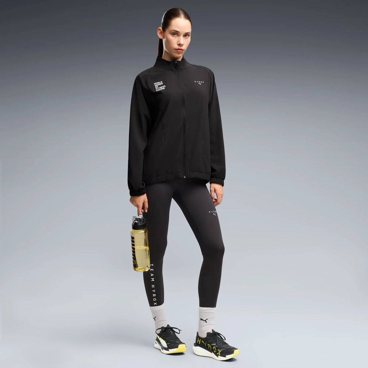 PUMA Black-Vibrant Yellow