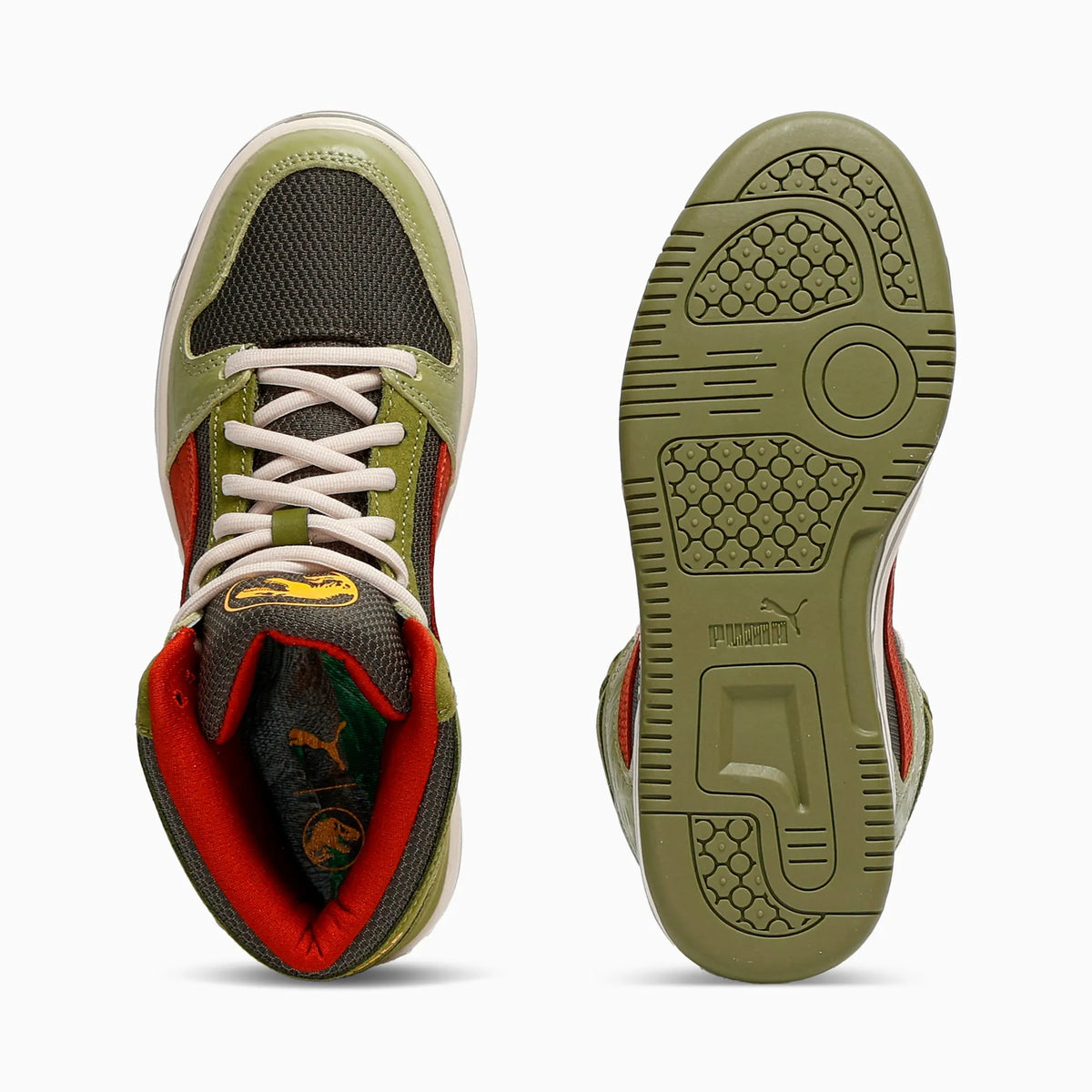 Green Moss-Mars Red-Yellow Sizzle