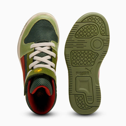 Green Moss-Mars Red-Yellow Sizzle