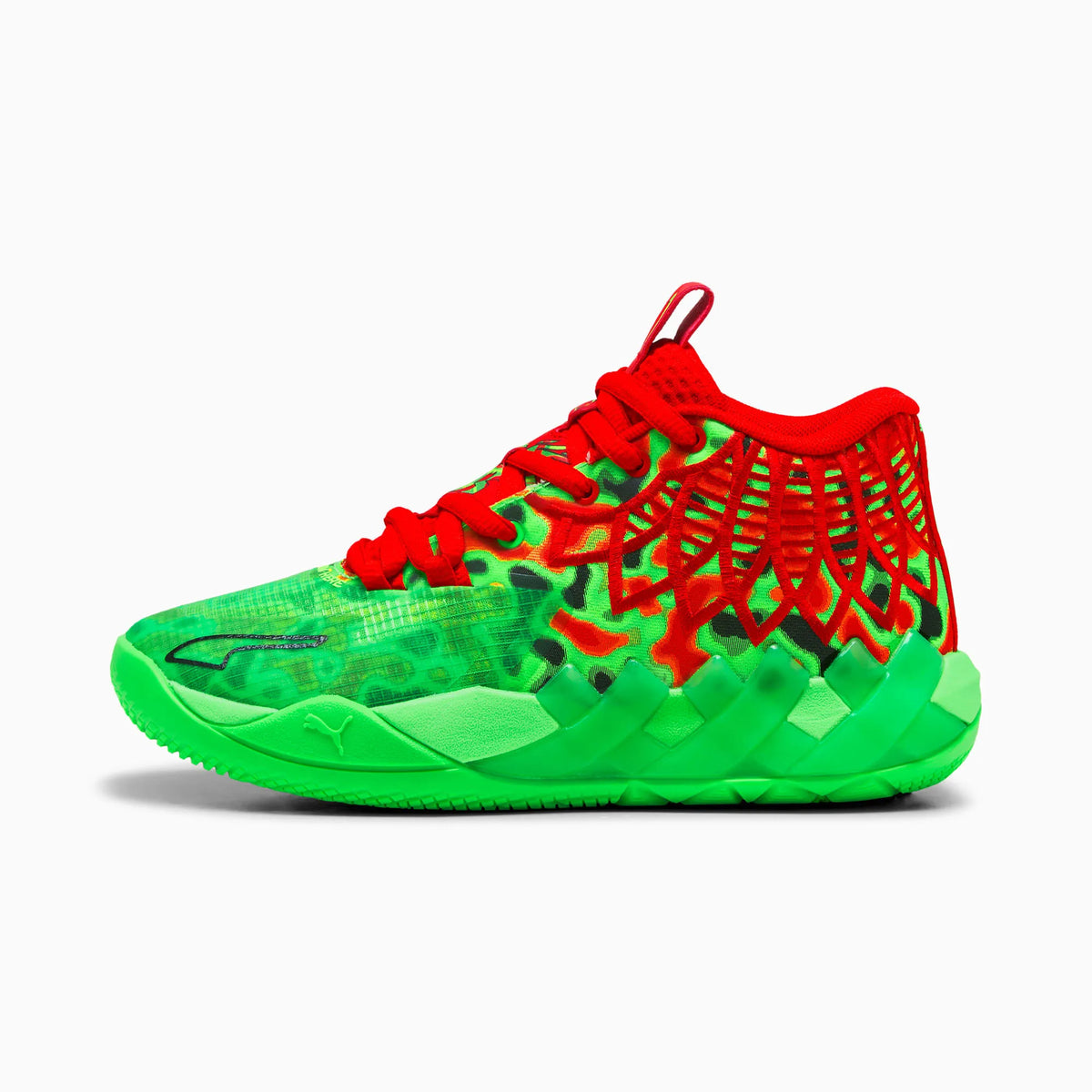Fluro Green Pes-PUMA Red