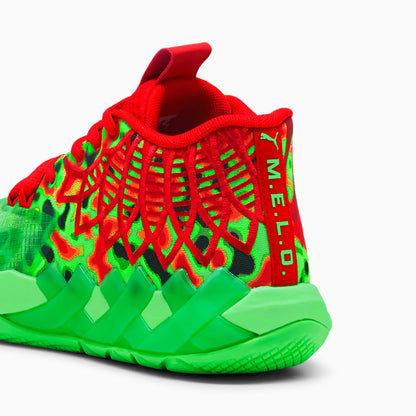 Fluro Green Pes-PUMA Red