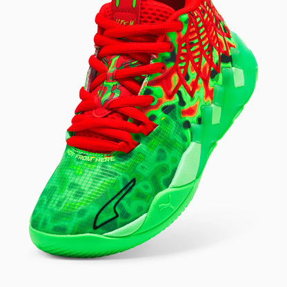 Fluro Green Pes-PUMA Red
