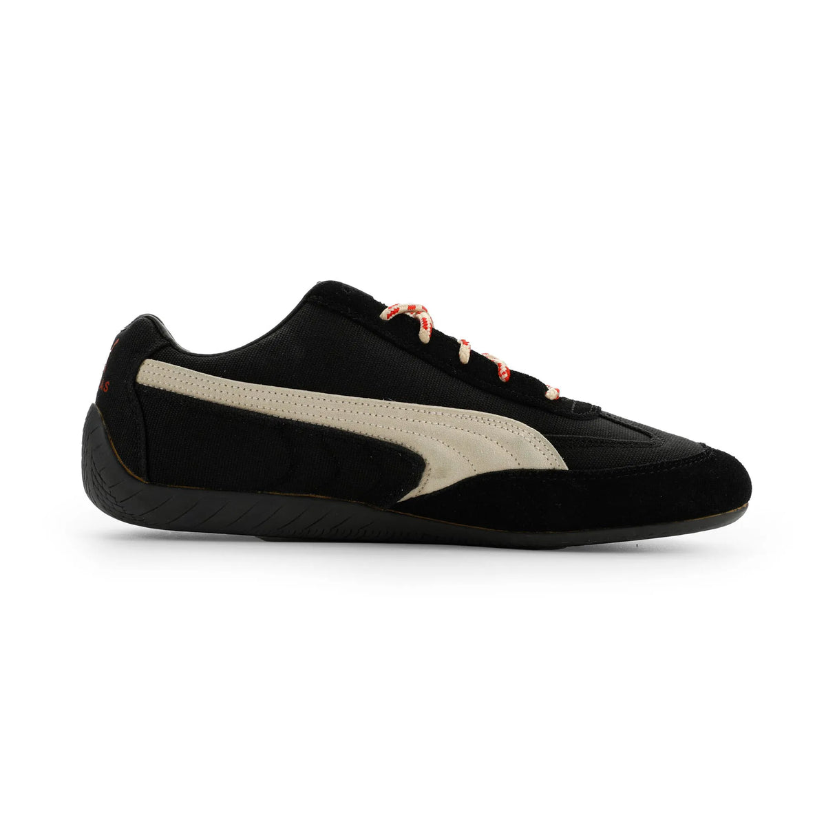 PUMA Black-Canvas-Candy Apple