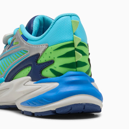 Bright Aqua-Pitch Green