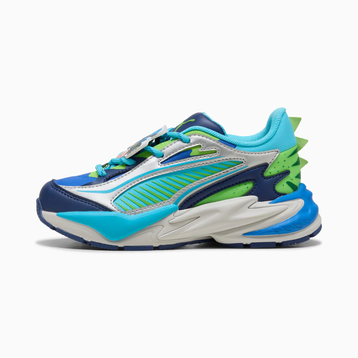 Bright Aqua-Pitch Green