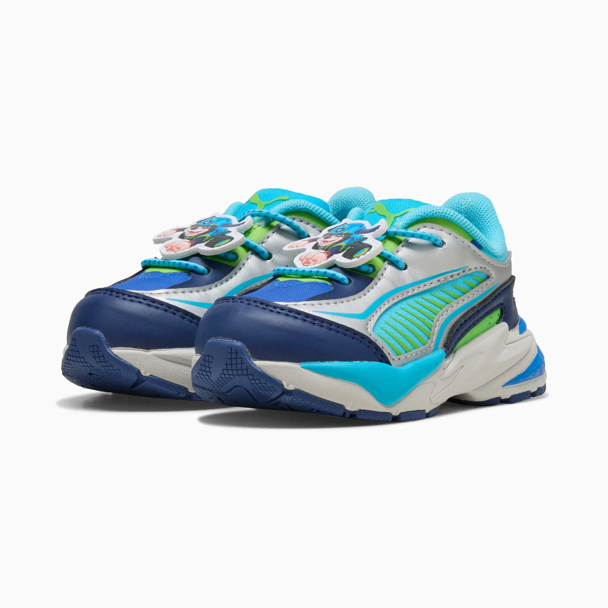 Bright Aqua-Pitch Green