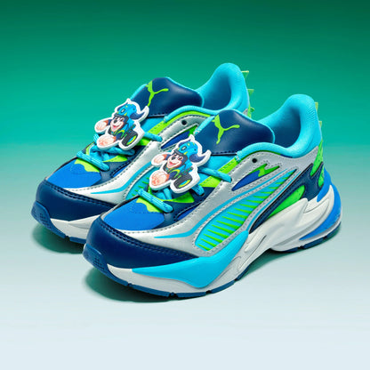 Bright Aqua-Pitch Green