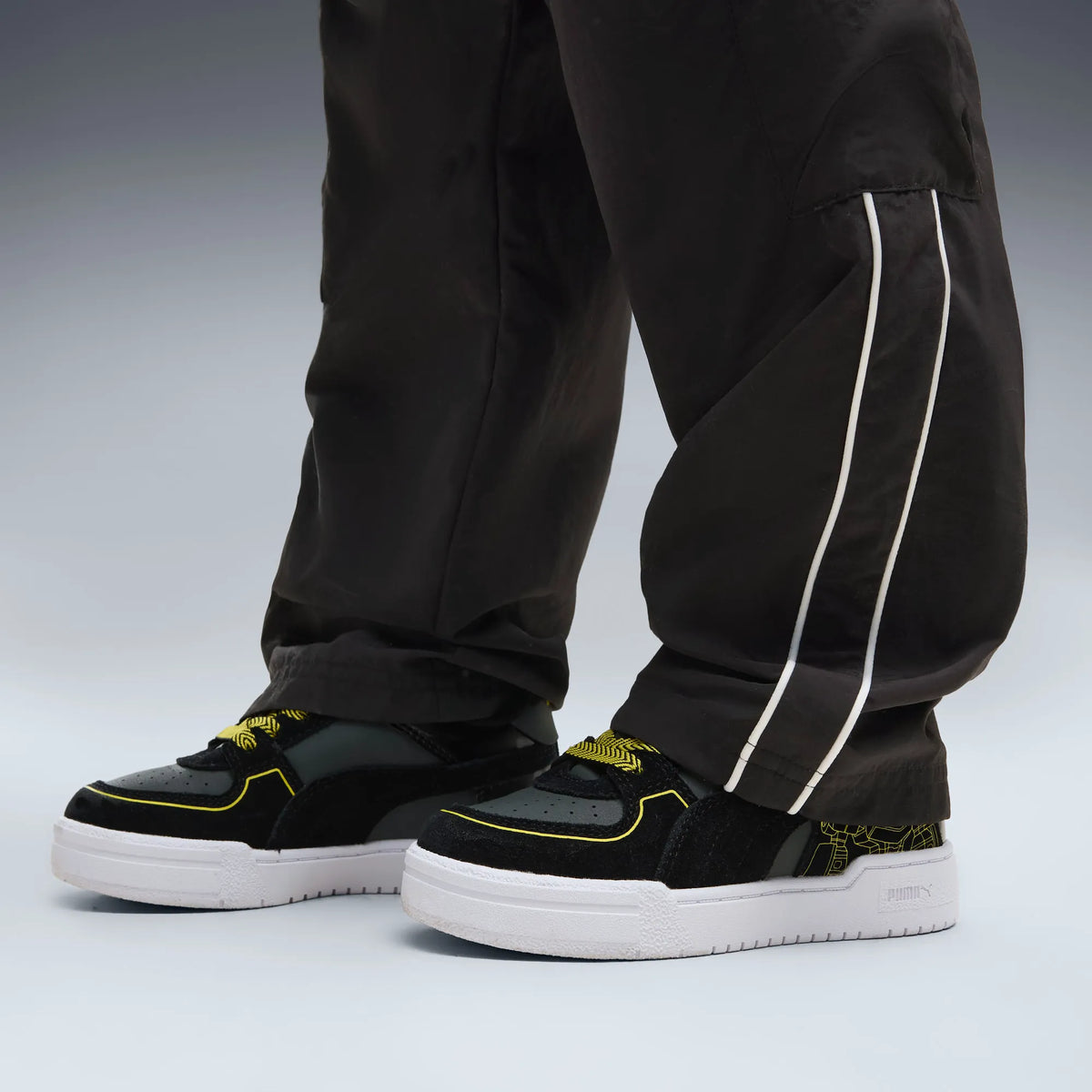 PUMA Black-Bright Mango Yellow