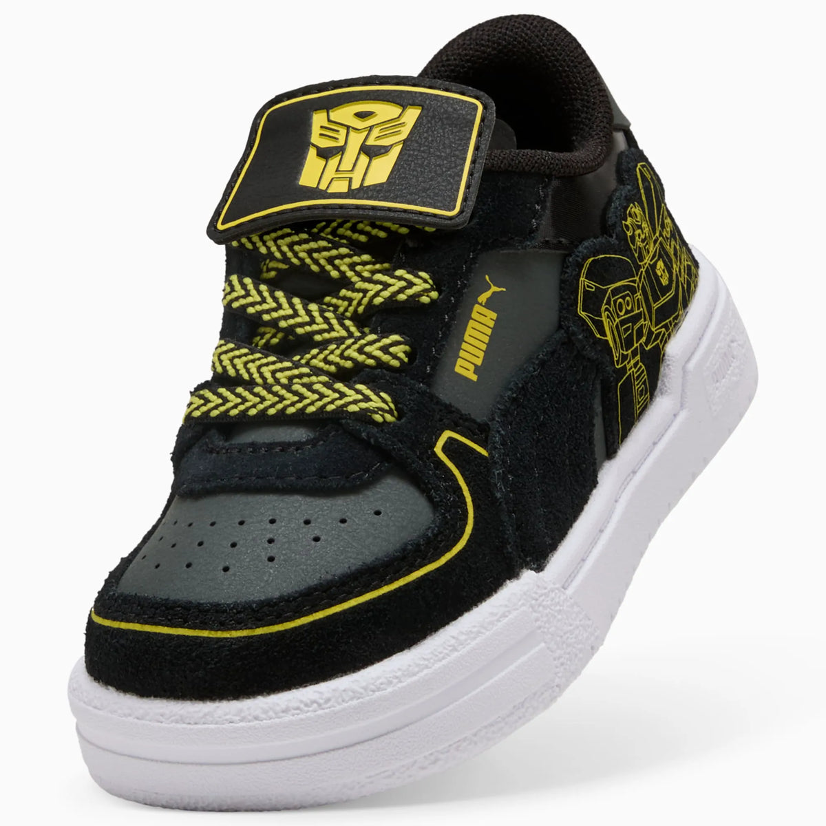 PUMA Black-Bright Mango Yellow
