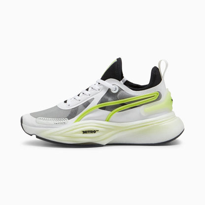 PUMA White-PUMA Black-Lime Pow