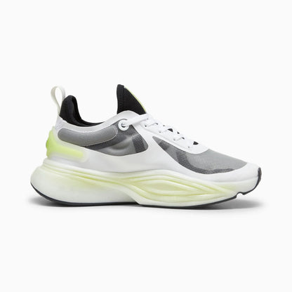 PUMA White-PUMA Black-Lime Pow