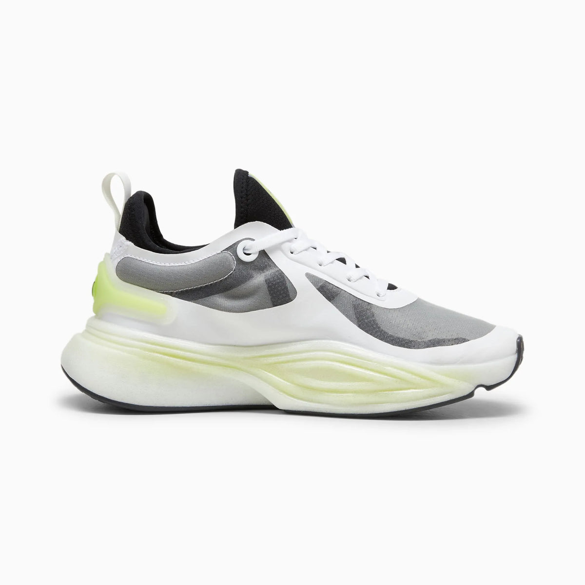PUMA White-PUMA Black-Lime Pow