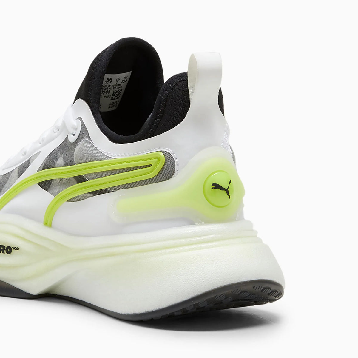 PUMA White-PUMA Black-Lime Pow