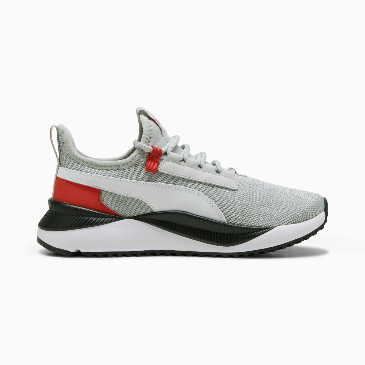 Cool Light Gray-PUMA White-Red Fire