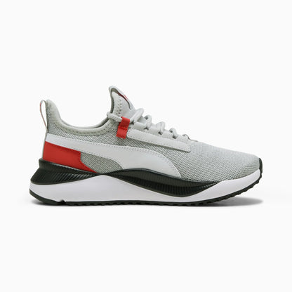 Cool Light Gray-PUMA White-Red Fire