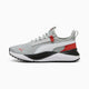Cool Light Gray-PUMA White-Red Fire