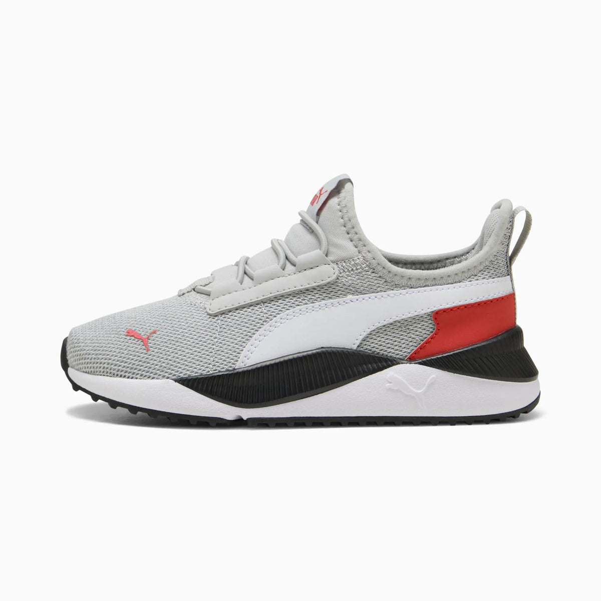 Cool Light Gray-PUMA White-Red Fire