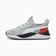 Cool Light Gray-PUMA White-Red Fire